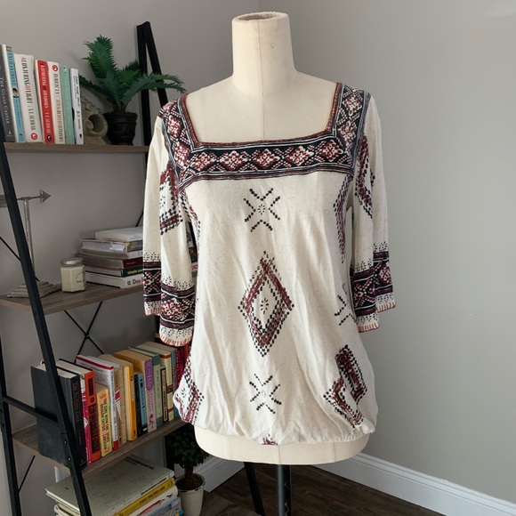 Lucky Brand Boho Top - Picture 3 of 8